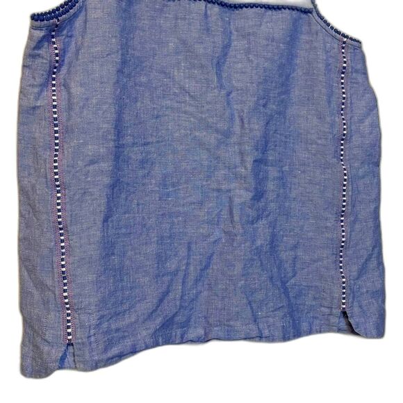 J. Crew Linen Sleeveless Top size 4 - Picture 4 of 5